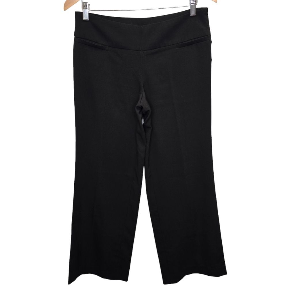 The Limited Women's 4 Cassidy Fit Trouser Pants Wide Leg Black